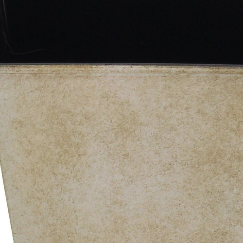 5" Cream Recycled Plastic Indoor Outdoor Rectangular Pot Planter - Picture 3 of 5
