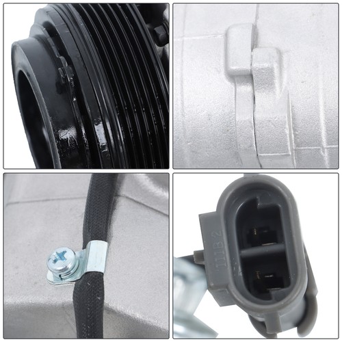 A/C Compressor 15100340 Fit For Chevrolet Silverado 2500 HD 6.6L 2002 2003-2013 - Foto 15 di 15