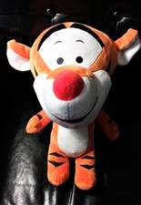 Disney Tigger Plush Big Head 14" Winnie The Pooh Tiger Orange Toy