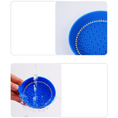 4pc Silicone Car Cup Holder Insert Coaster Anti-slip Pad Mat Auto Interior Decor - Picture 11 of 25