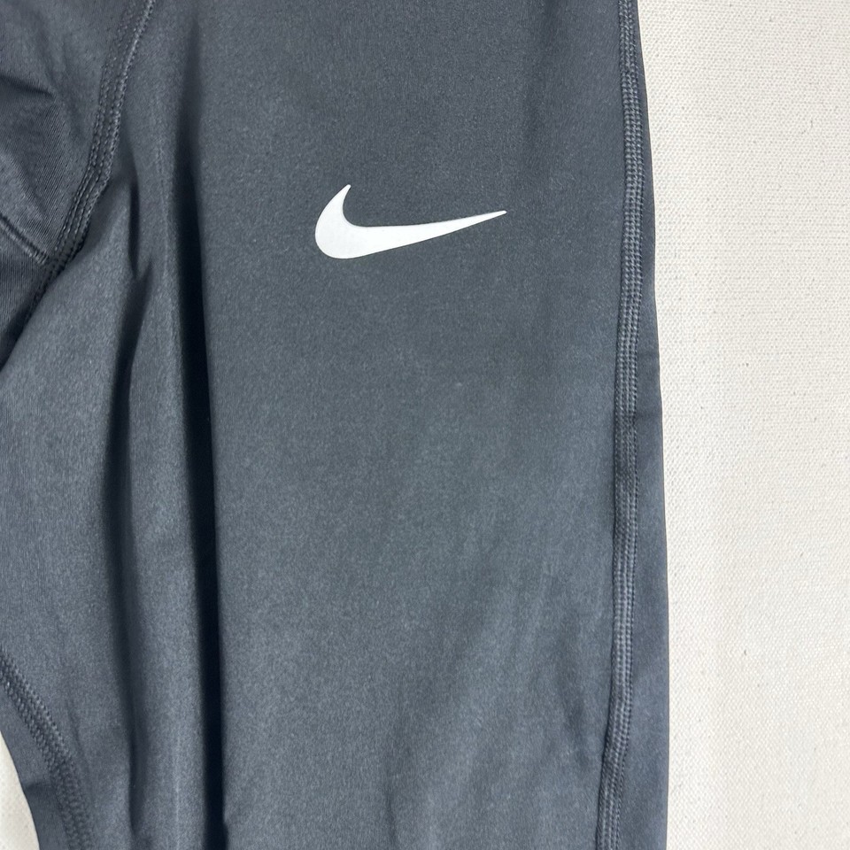 Nike Pro 3/4 Length Training Tight Black Mens Large Active Gym Running