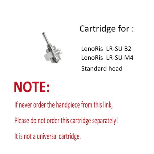 LenoRis Dental LED High Speed Push Button Handpiece Big/ Standard Head 2/4 Holes - Picture 17 of 18