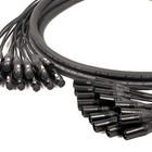 Van Damme Digitour Black Series Multicore Loom. Balanced Female XLR Male XLR