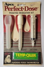 Vintage 1981 Apex Perfect Dose Pediatric Medication Set