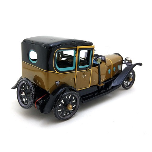 Hand-Made Wecker Vintage Car Wind-up Tin Toy Vintage Decoration Adult Collection - Picture 4 of 5