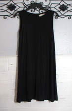 Loft Black Knit Dress Size S Sleeveless Round Neck
