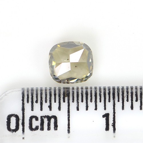 0.71 CT Natural Loose Cushion Shape Diamond 4.90 MM Yellow Color Diamond QL5778 - Picture 6 of 8