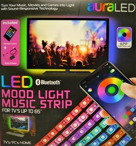 controlled auraled tzumi mood smartphone remote led strip app light