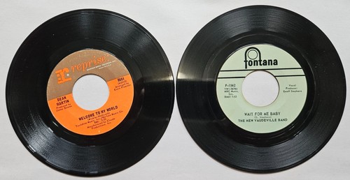 7" Lot #46 TESTED 45s in 10-Sleeve Record Album Binder Book 1950s 1960s Variety - Picture 3 of 22