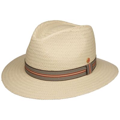 MAYSER Mathis Striped Band Strohhut Sommerhut Sonnenhut Gartenhut Strandhut