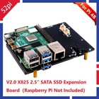 X825 V2.0 2.5 inch SATA HDD/SSD Storage Expansion Board for Raspberry Pi 4 B