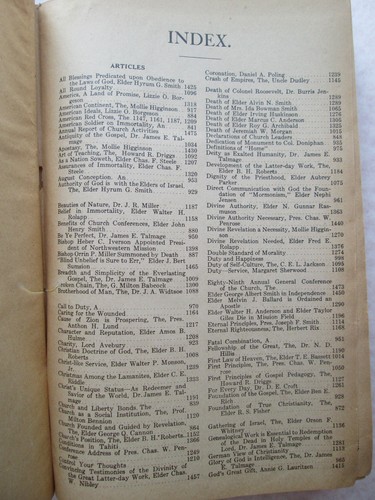 LIAHONA The Elders' Journal VOLUME XVI 16 Mormon LDS 1918-19 Zion's Printing - Picture 3 of 10