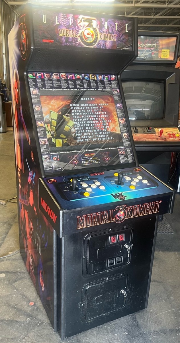 MORTAL KOMBAT 3 ARCADE MACHINE by MIDWAY 1995 (Excellent Condition