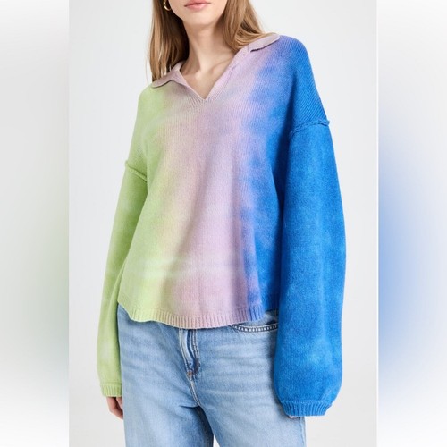 Raquel Allegra Diana Polo NWT Size 00 Long Sleeve Sweater Wool