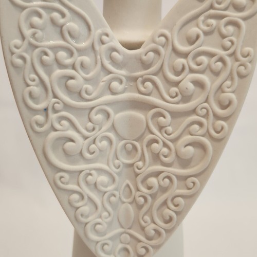 Partylite Serenity Bisque Angel 9" Candle Holder Votive Tea Light Holder - Picture 6 of 10