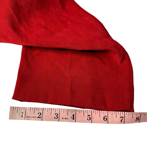 Vintage rote Bundfaltenhose Gr. 14 Extender Tab Hose hoher Bund 80er Willow Ridge - Bild 11 von 11