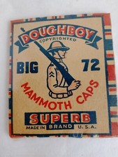 Vintage Doughboy Big 72 Mammoth Caps Superb Brand Empty Package 13569