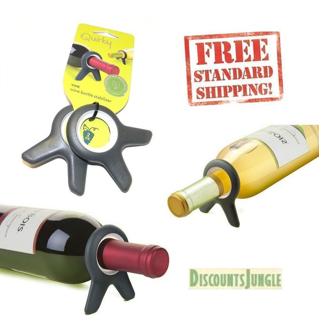 Quirky Vine Wine Bottle Stabilizer Storage Stand (pack of 2) PVIN1XG2P