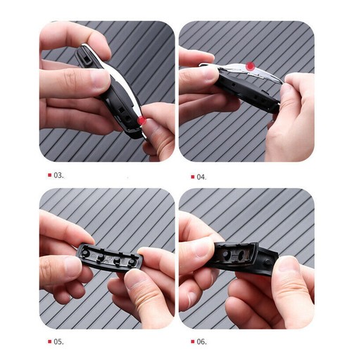 3/4 Silicone Rubber Car Key Button Pad Replacement For Porsche Cayenne Macan 911 - Foto 5 di 10