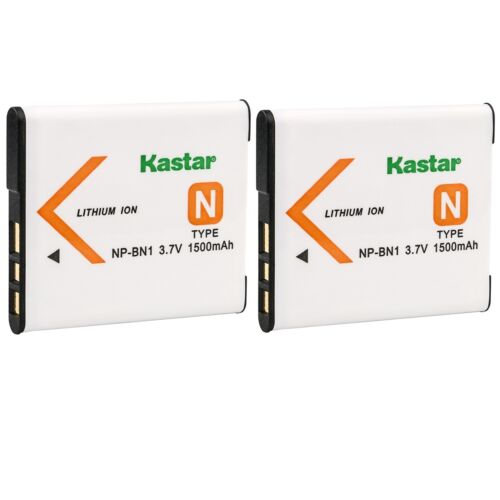 Kastar Repacement Battery for Sony NP-BN1 BC-CSN & Sony Cyber-shot DSC-W800 - Picture 5 of 7