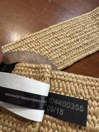 Express Womens Tan Woven O Ring Buckle Belt Sz S/M - NEW - Picture 5 of 7