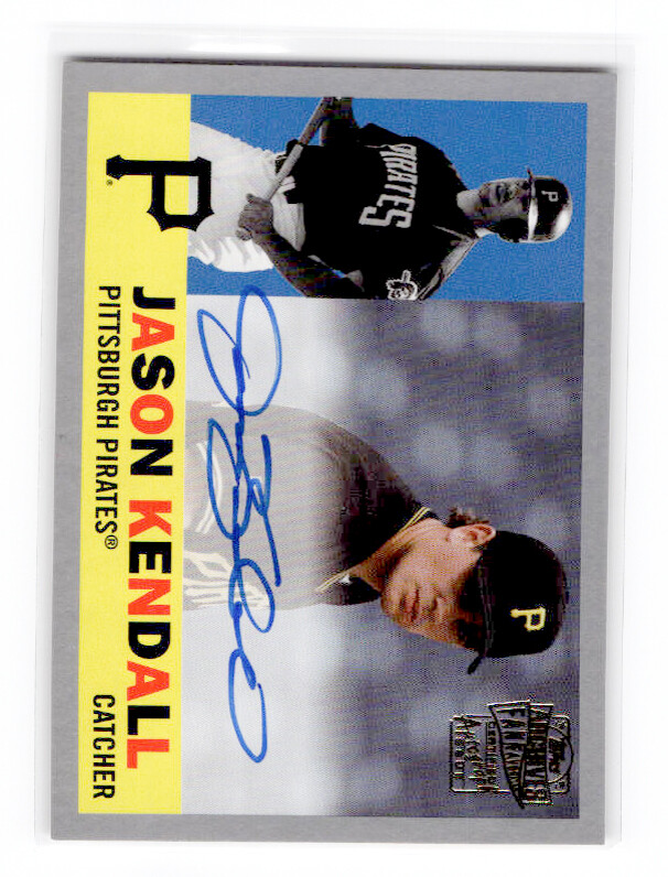 2021 Topps Archives #FFA-JKE Jason Kendall Fan Favorites Autographs Silver #/99