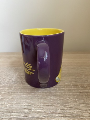 Disney Belle Beauty & The Beast Signature Heart Pair Of Mugs Purple - Picture 4 of 12