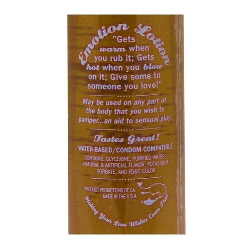Emotion Lotion Water-Based Warming Massage Lotion 4 Oz - Picture 7 of 33