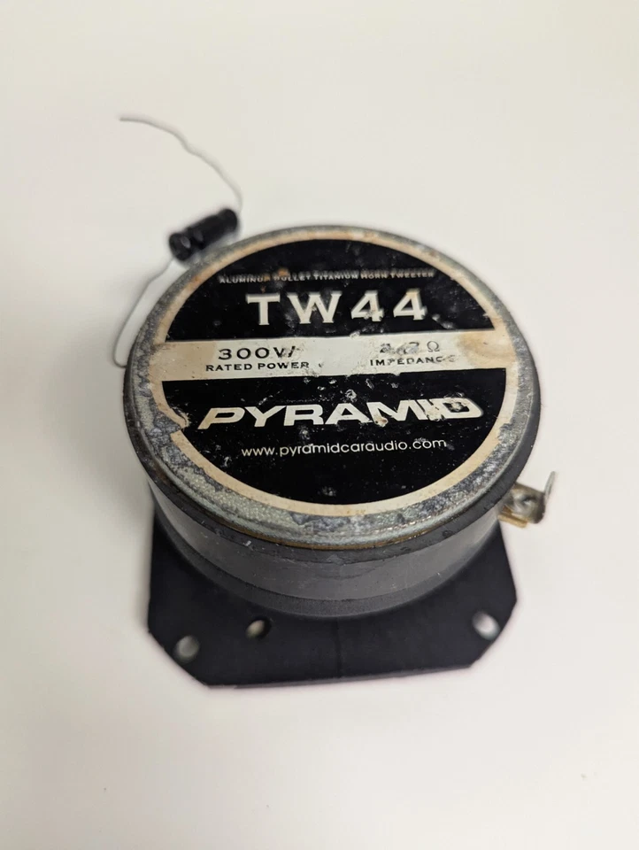 Tweeter de bala de titanio de aluminio fundido a presión piramidal modelo TW44, probado, funciona Foto 2 de 4