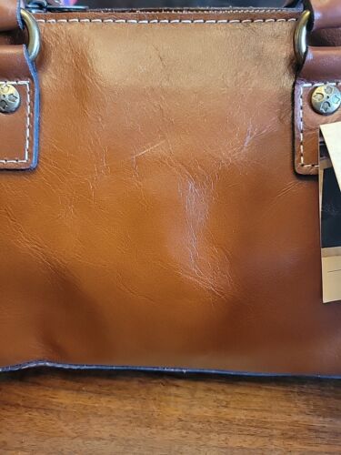 Patricia Nash Damen Neu Angela Umhängetasche Leder Heritage Collection Hellbraun - Bild 3 von 15