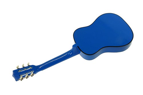NEW BLUE CHILDRENS ACOUSTIC GUITAR IDEAL KIDS GIFT - Picture 5 of 7