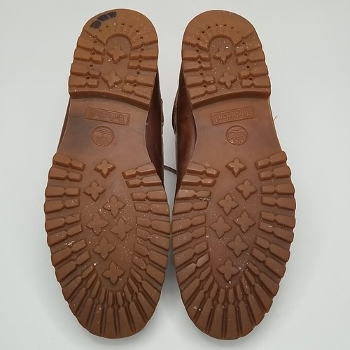 Vtg Timberland Heritage 3-Eye Classic Boat Shoes Men's size 11.5 W Brown Leather - Picture 12 of 14