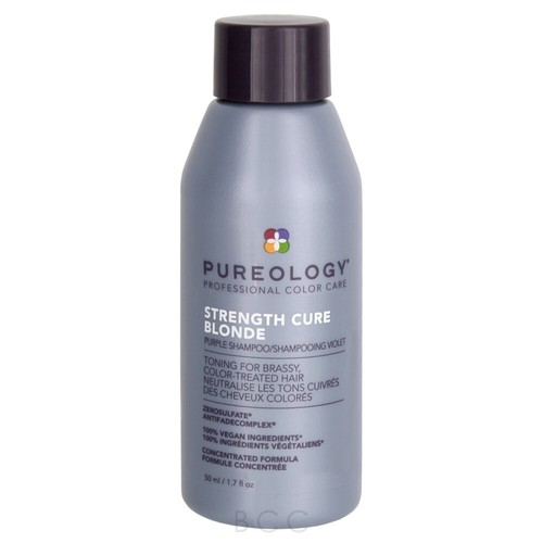 Pureology Strength Cure BLONDE Purple Shampoo & Conditioner Travel Size Set - Picture 8 of 14