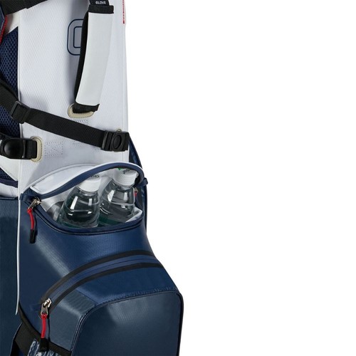 Big Max Aqua Hybrid 4 Golf Stand Bag 2025 - Navy / White / Red - Picture 6 of 7