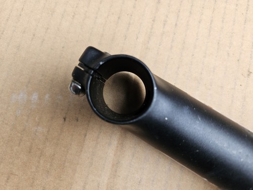 Felt S-3 Threadless Stem 100mm Long 25.4mm Clamp Aluminum Black 1-1/8" - Picture 8 of 9