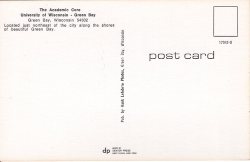 THE ACADEMIC CORE, UNIV OF WISCONSIN, GREEN BAY, WI - PC1404 - Picture 2 of 2