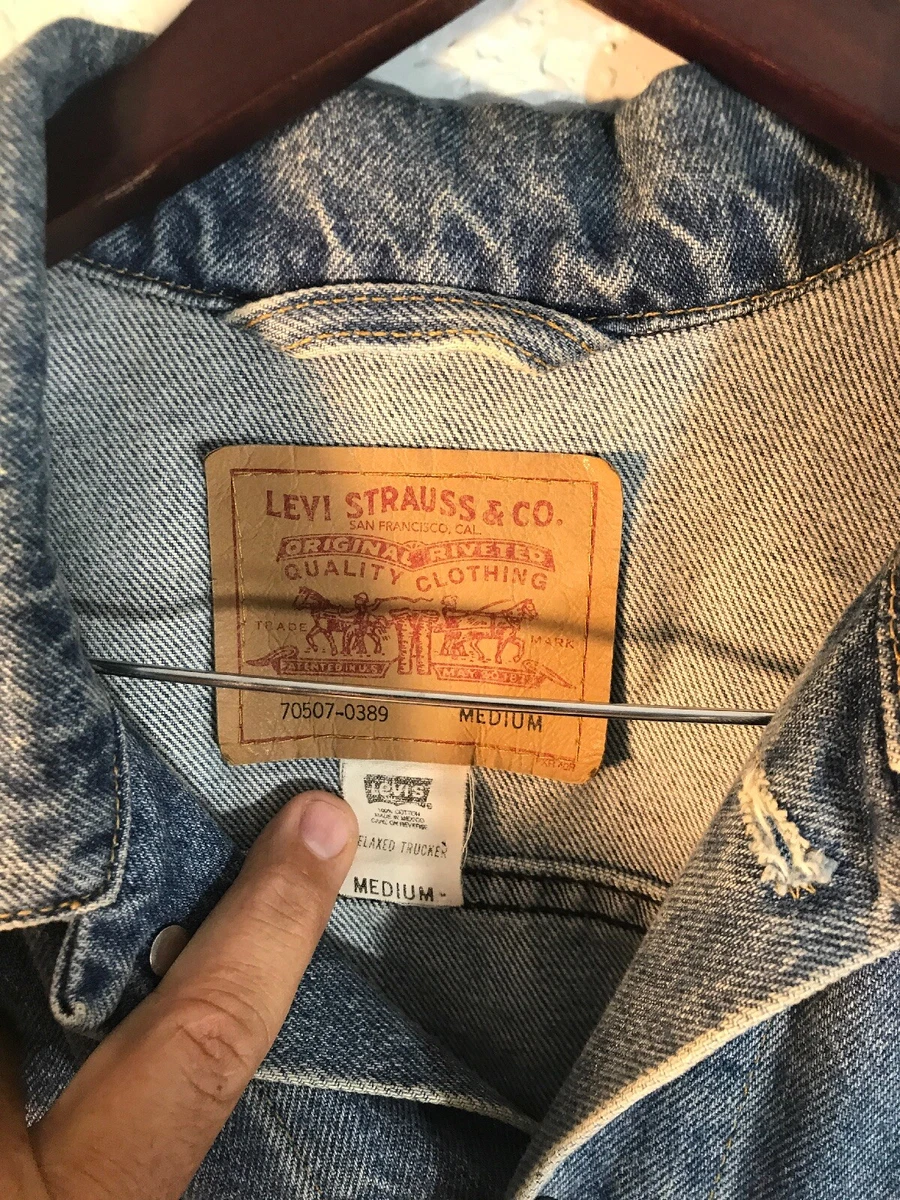 Levi Strauss & Co Men's Trucker Jean Jacket # 70507-0389 , Denim