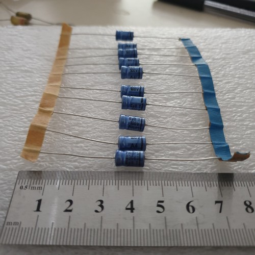 NOS GENUINE PHILIPS 6.8uF 100V 030 K0 Axial HI_END AUDIO Capacitors ! 10pcs - Picture 2 of 9