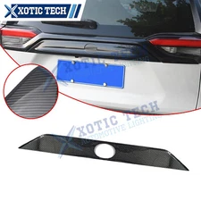 Carbon Fiber Pattern Trunk Tailgate Frame Moulding Decor For RAV4 2019 2020-2025