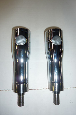 7/" NEW HD HARLEY FLAT BLACK RISERS SET FXSTS /& FLSTS SPRINGER CUSTOM w// ADAPTER