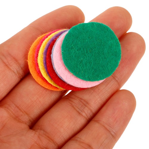 100 PCS Streudeko Filz Kreis Stoff Zum Quilten Handarbeitsmaterial Filzmaterial - Bild 4 von 12