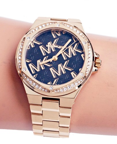 Montre Michael Kors montre pour femme montre-bracelet Lennox MK7404 IP or neuve - Photo 8 sur 11