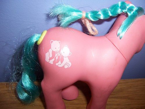 Vintage 1987 My Little Pony G1 Tossles Happy Tails - Foto 9 di 17