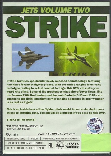 F18 STRIKE ALTITUDE & ATTITUDE MILITARY JET FIGHTER AIR COMBAT VIDEO DVD - Foto 2 di 2