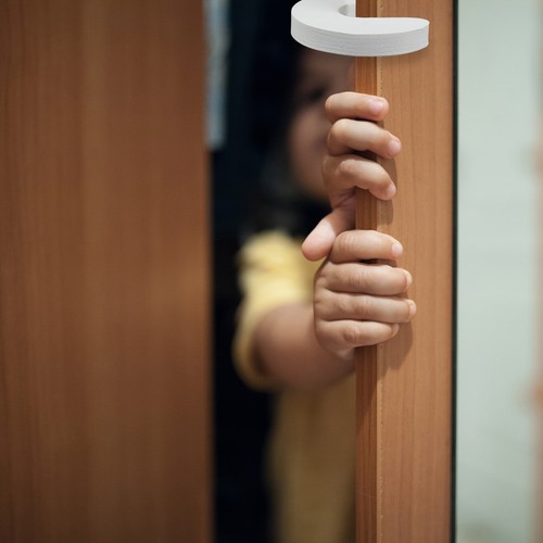 Tür klemmschutz Türpuffer Fingerklemmschutz ungiftig flexibel Fingerstopper - Bild 3 von 7