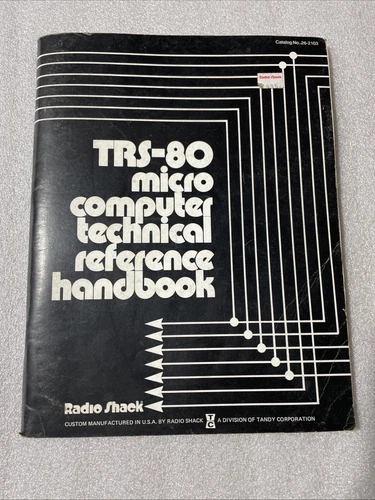 Radio Shack TRS-80 Micro Computer Technical Reference Handbook OEM 1987, 26-2103