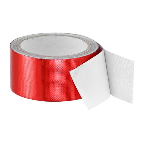 8m x 5cm PVC Tarpaulin Tape Waterproof Self-Adhesive Awning Repair Tape Red - Zdjęcie 1 z 7