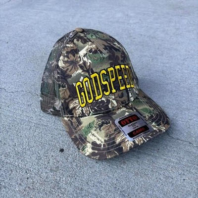 Zach Bryan Godspeed Camo Embroidered Snapback Hat New Condition