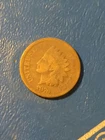 1876 Indian Penny Good