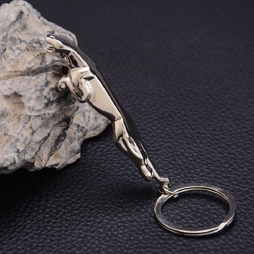 Jaguar Keychain Stainless Steel Design for Luxury Car Keyrings Key Chain Rings - Bild 24 von 25